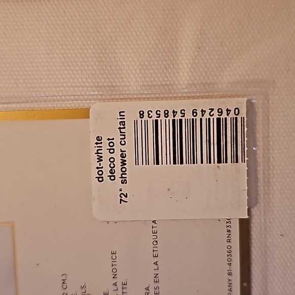 Kate Spade shower curtain - Picture 3 of 3